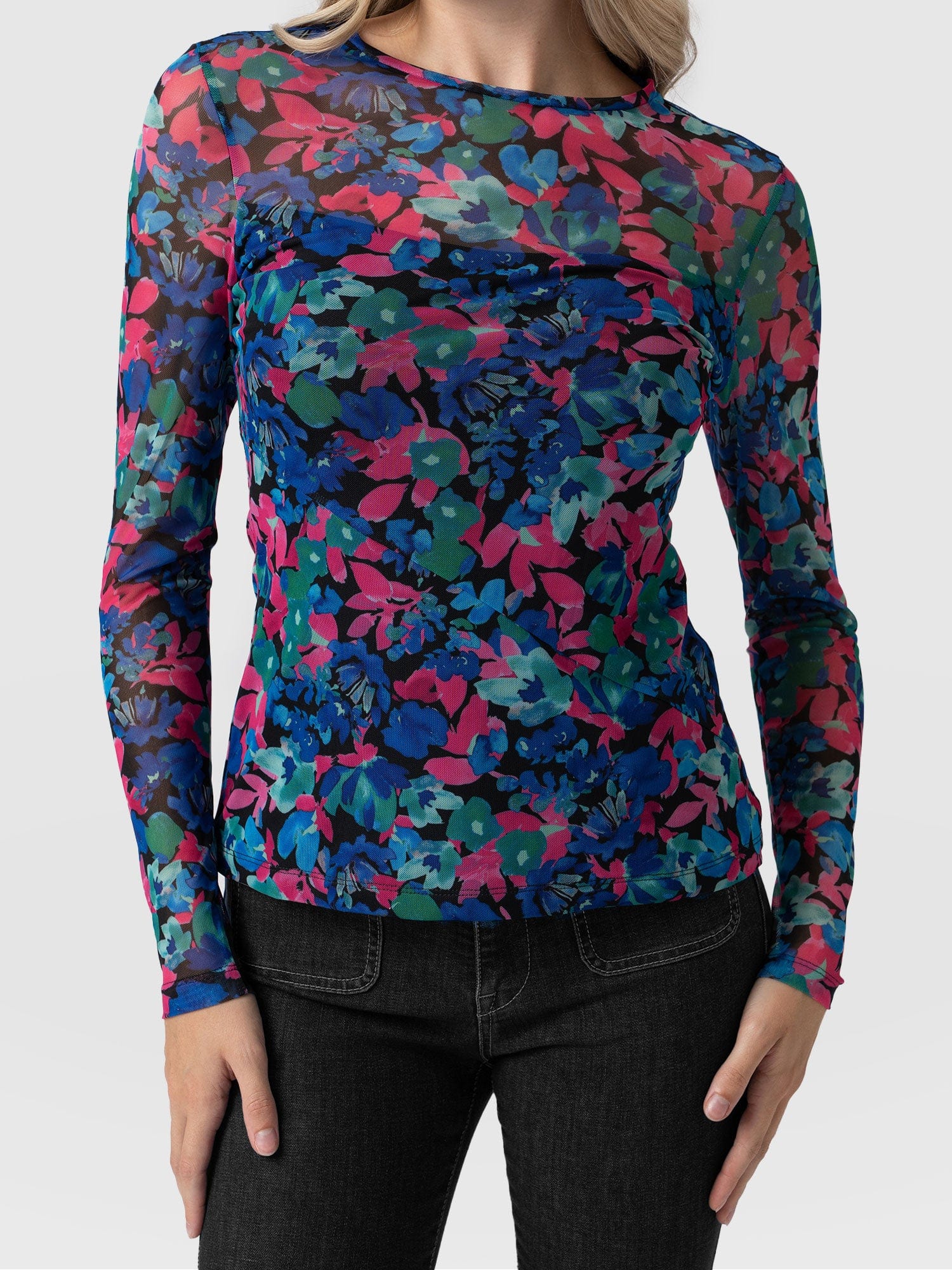 Runway Mesh Tee - Neptune Garden